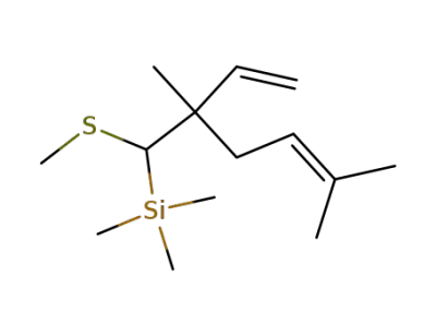 (2,5-Dimethyl-1-methylsulfanyl-2-vinyl-hex-4-enyl)-trimethyl-silane