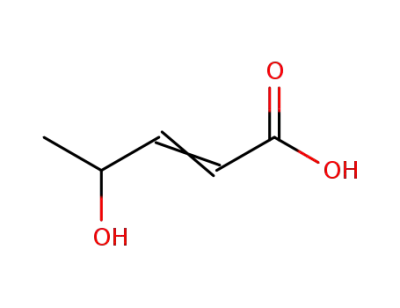 4-hydroxypent-2-enoic acid