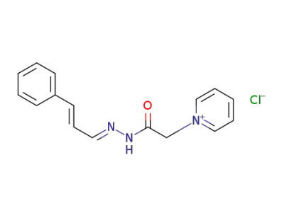 1-(2-oxo-2-{(2E)-2-[(2E)-3-phenyl-2-propenylidene]hydrazino}ethyl)-pyridinium chloride