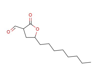 tetrahydro-5-octyl-2-oxofuran-3-carboxaldehyde